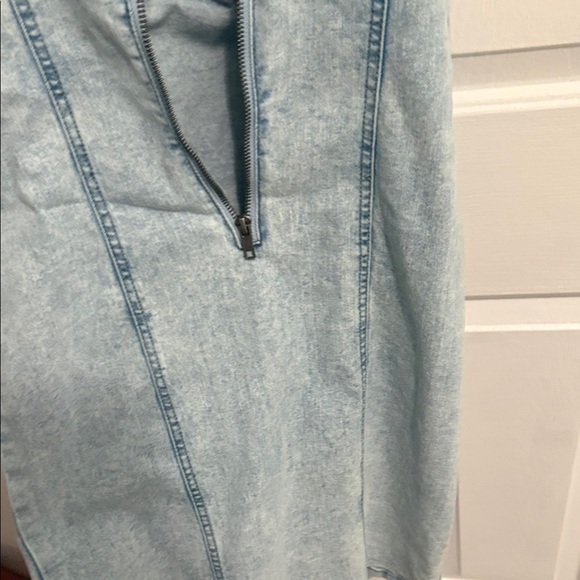 Rewash Light Blue Denim Dress - Picture 5 of 12